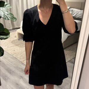 Bubble Black Mini Dress